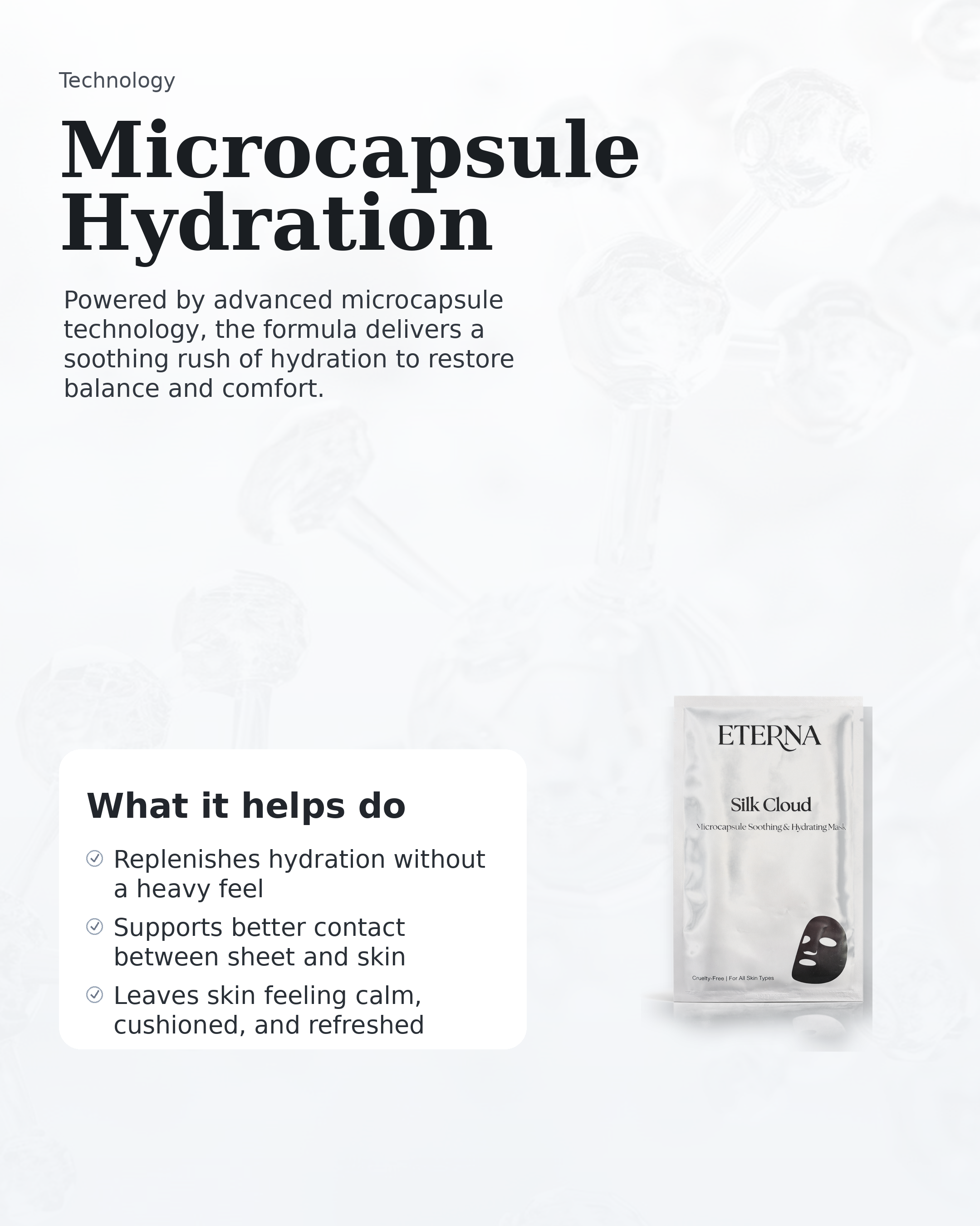 Silk Cloud - Microcapsule Soothing & Hydrating Mask 5 SHEETS *BEST SELLER*