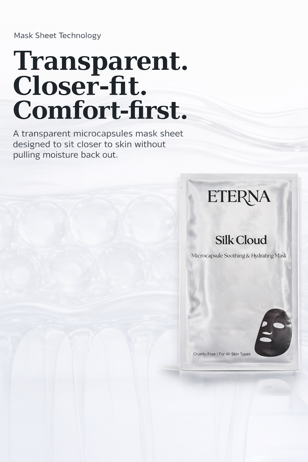 Silk Cloud - Microcapsule Soothing & Hydrating Mask 5 SHEETS *BEST SELLER*